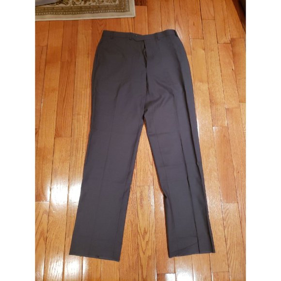 Calvin Klein Brown Wool Dress Pants 36R NWOT